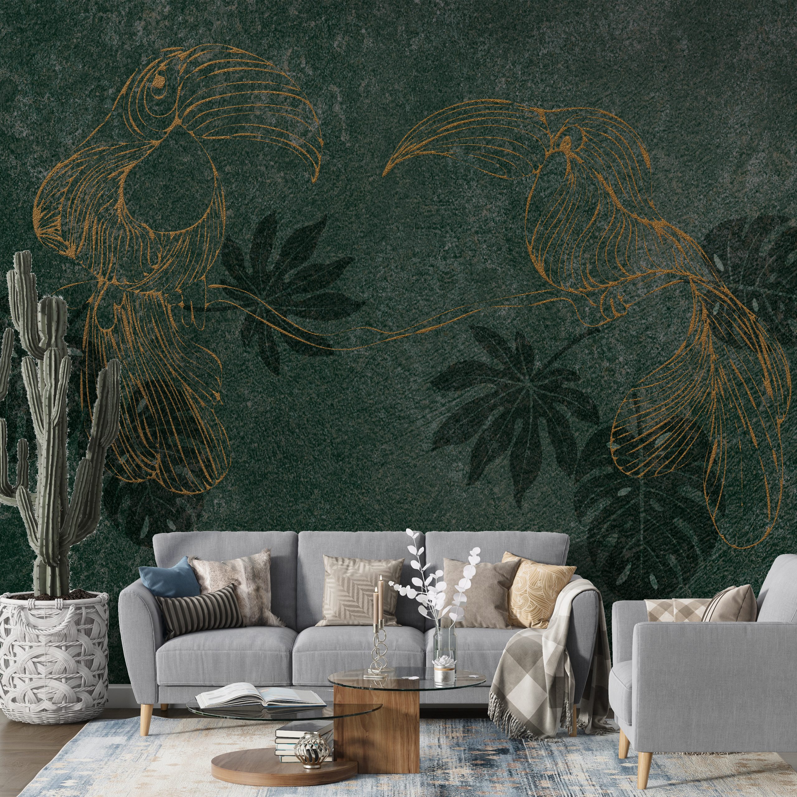 Foto murale Tukanët e Artë