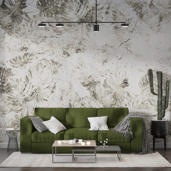 Foto murale Monstera e shkatërruar