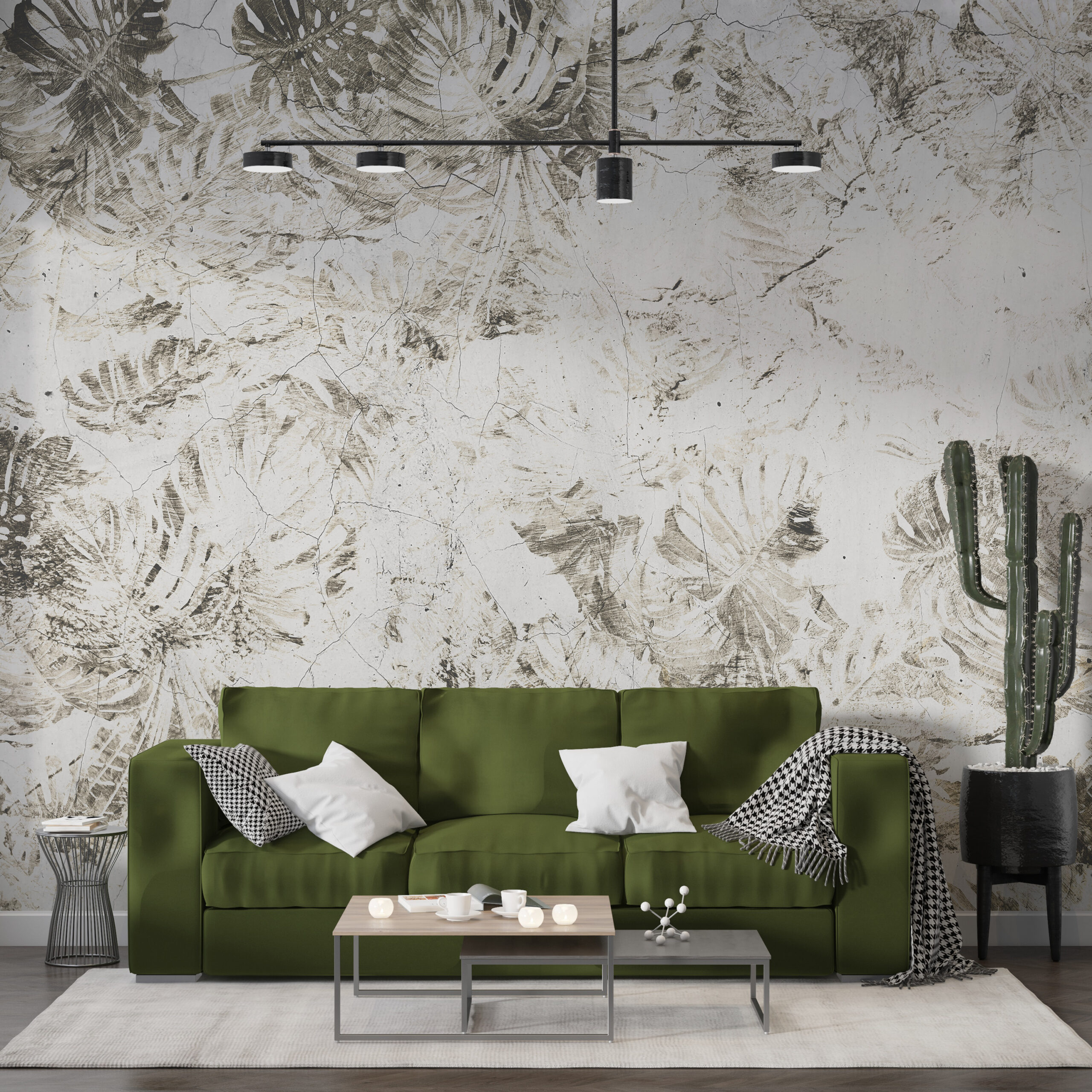 Foto murale Monstera e shkatërruar