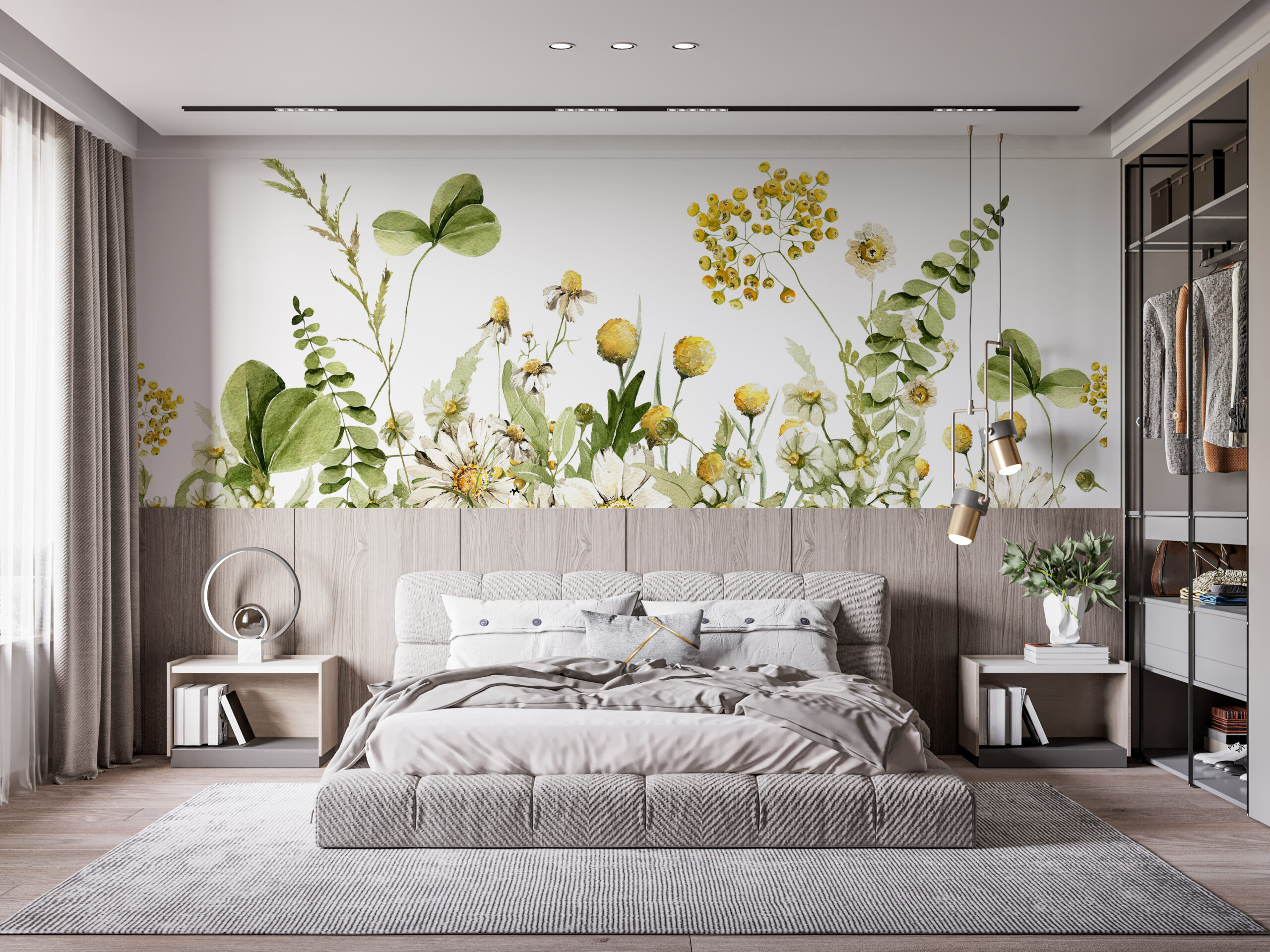 Foto murale Livadh i Verdhë