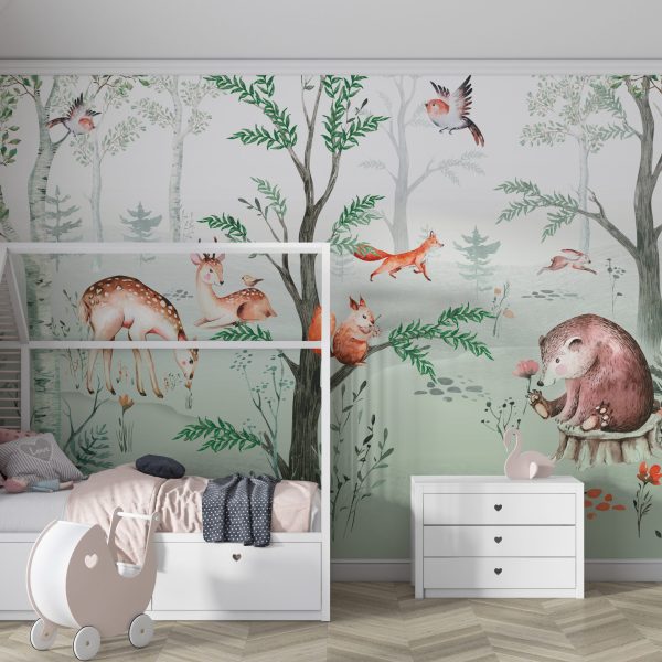 Foto murale Kafshët e pyllit