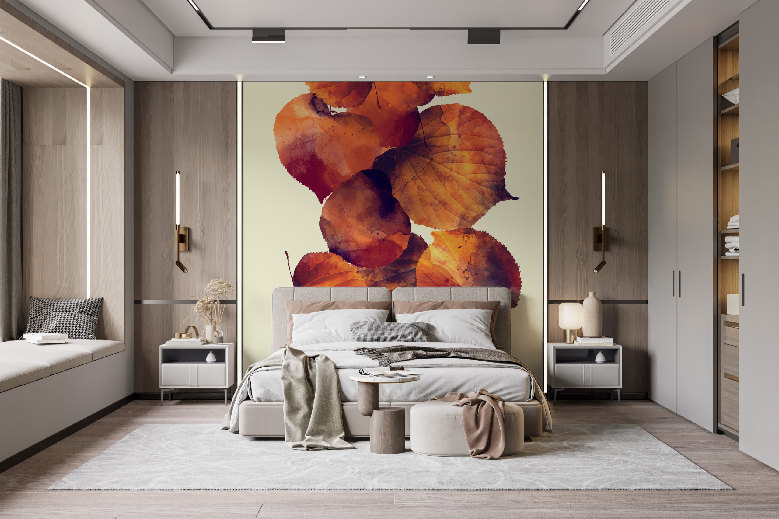 Foto murale Gjethe vjeshte