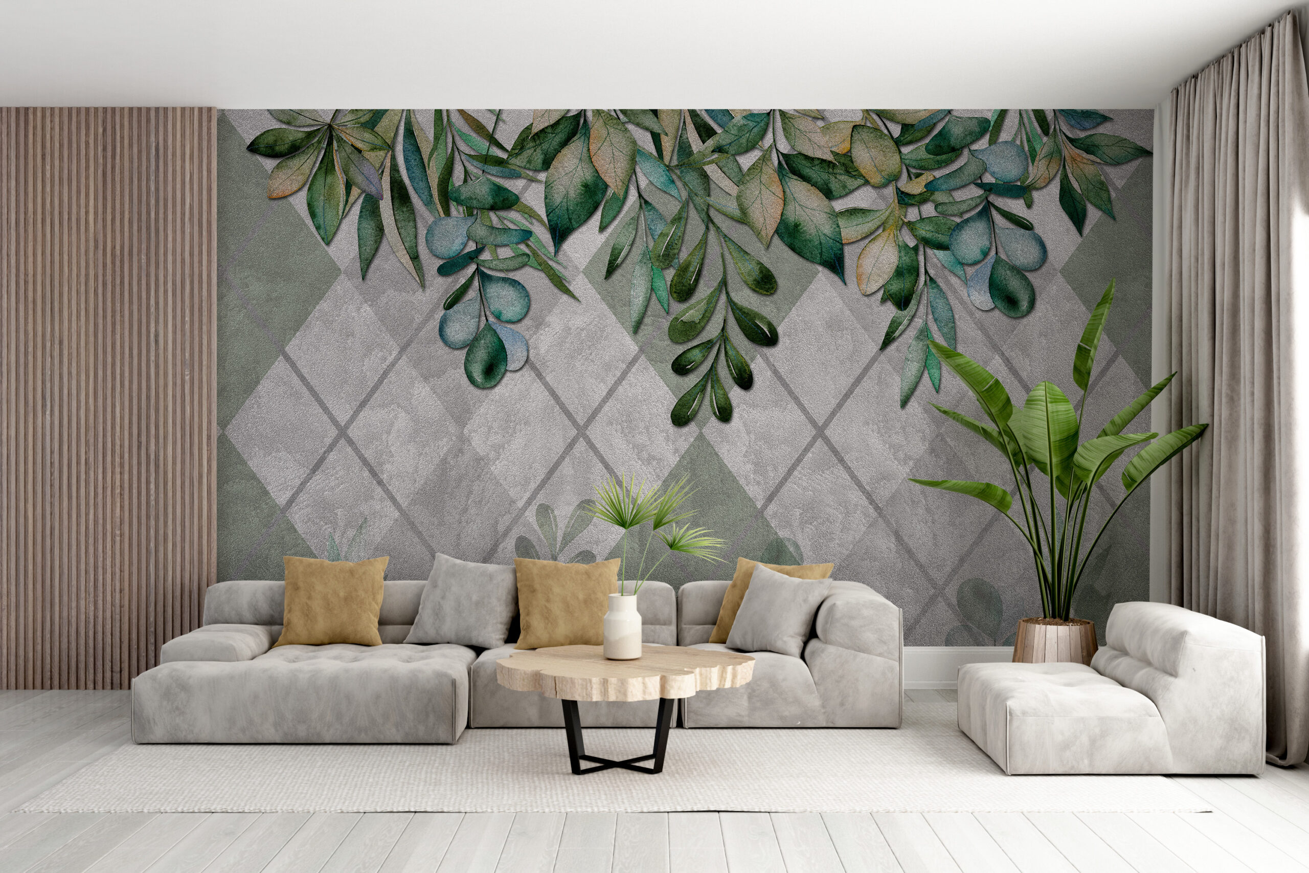 Foto murale Gjeometria Tropikale