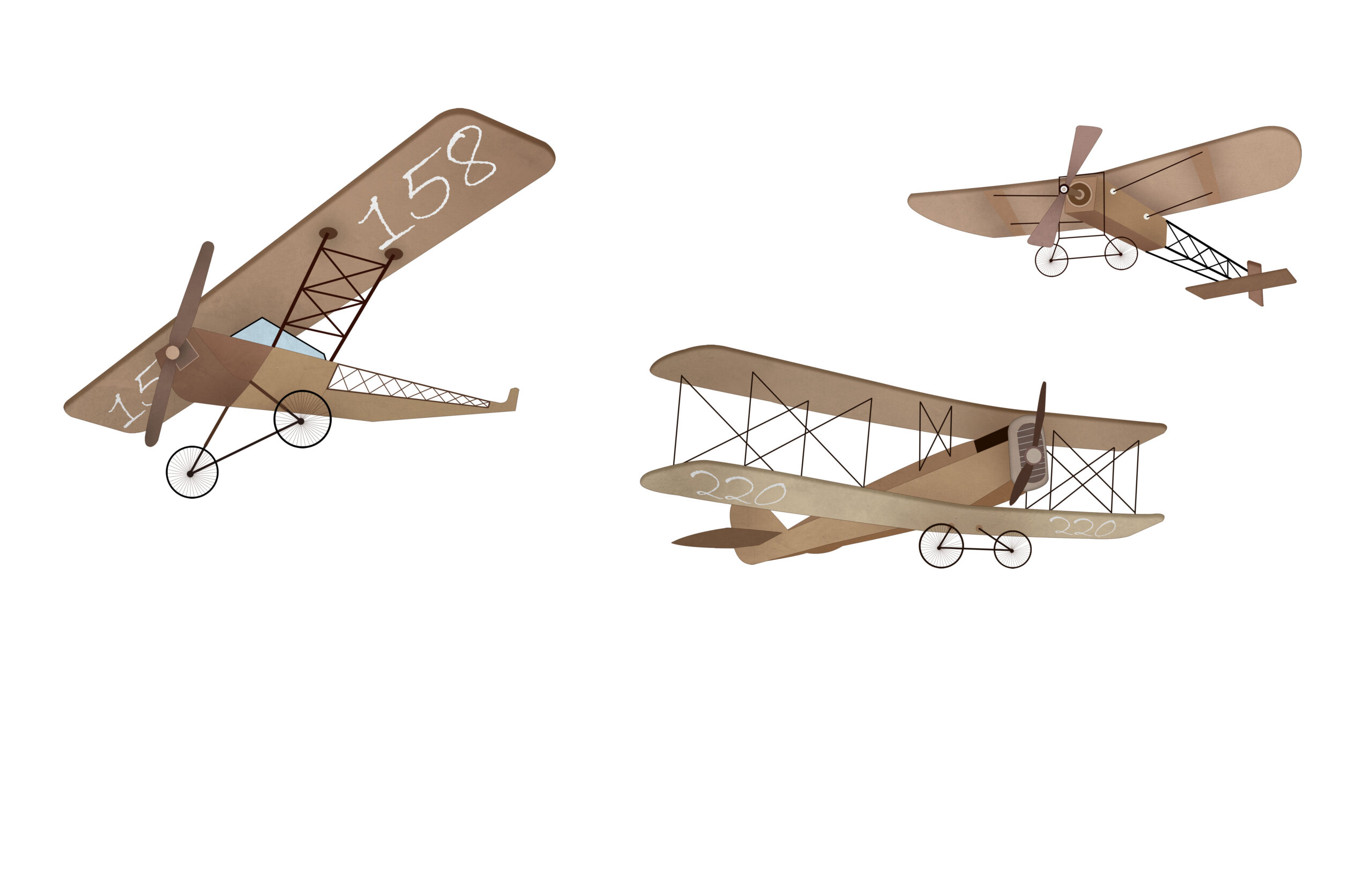 Biplane,Isolated,Child,Room,Wallpaper,Design