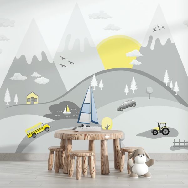 Foto murale Aventurë në Male