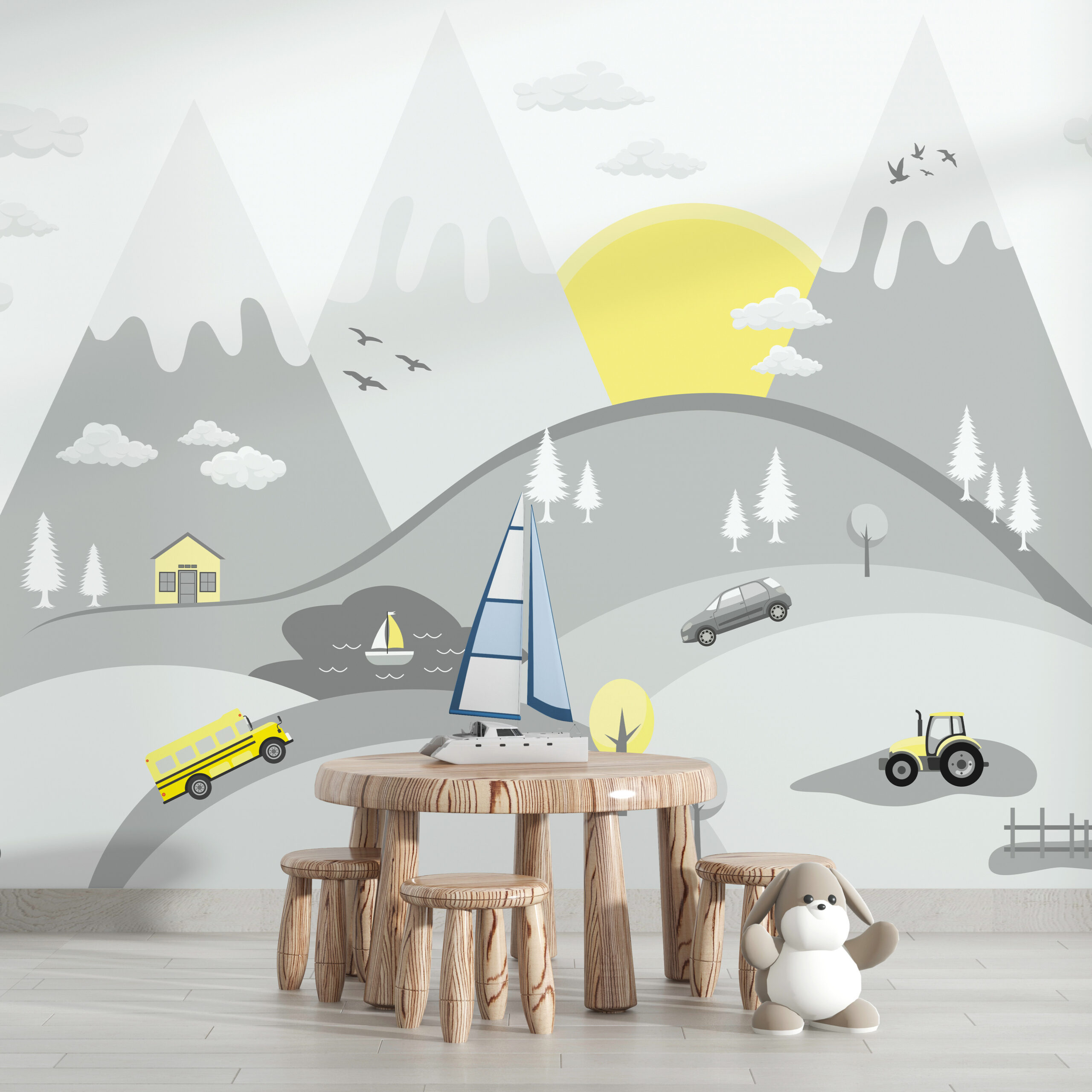 Foto murale Aventurë në Male