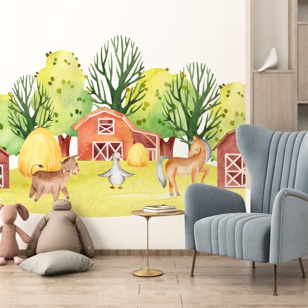 Foto murale Fermë Kafshësh