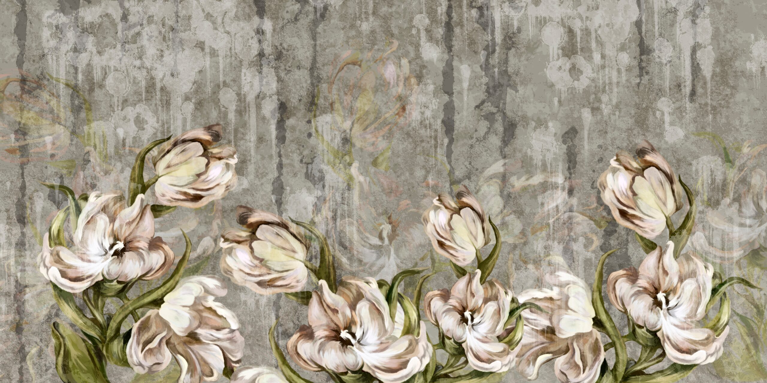 Foto murale Lule të varura në një sfond të errët - Figura 3