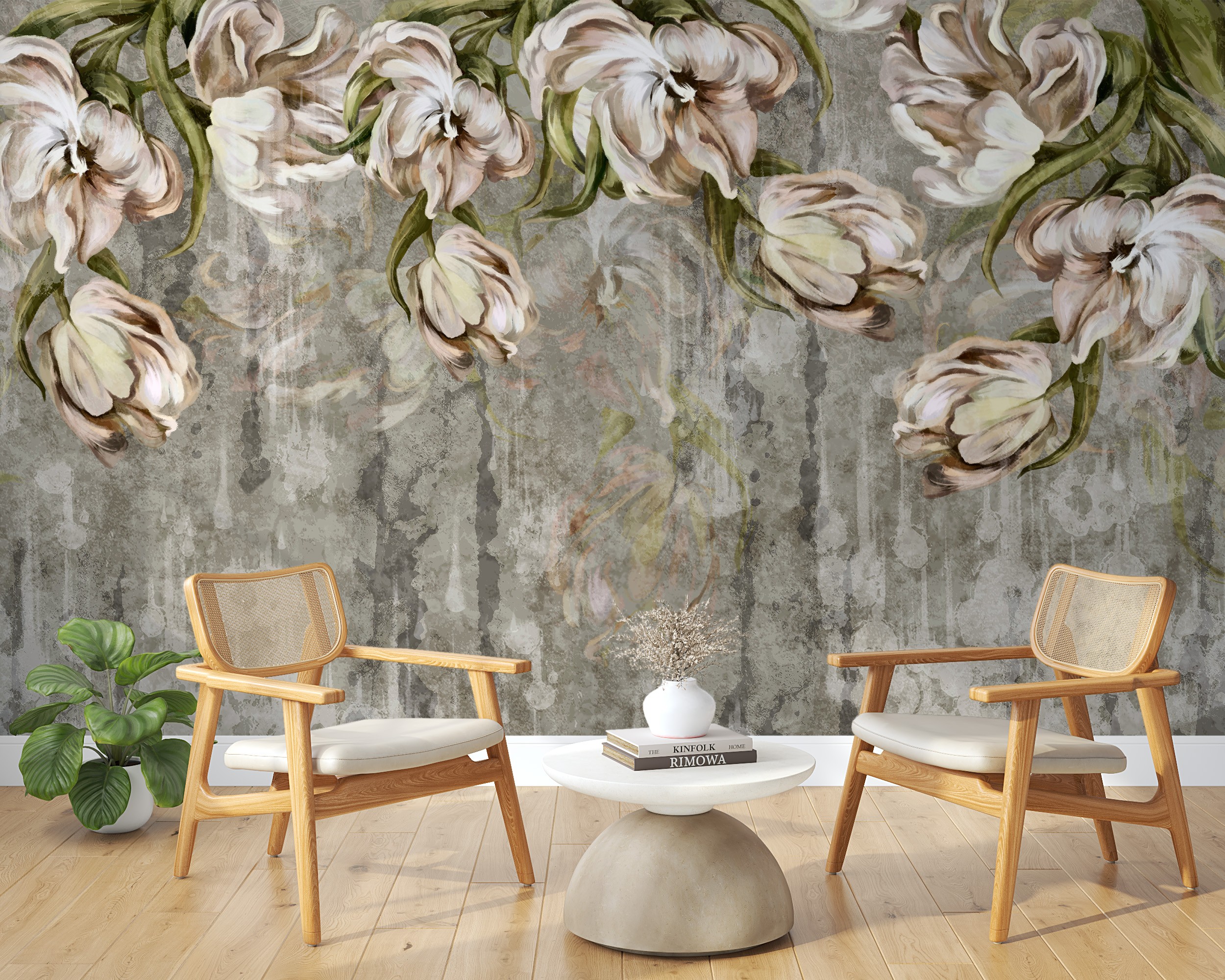 Foto murale Lule të varura në një sfond të errët