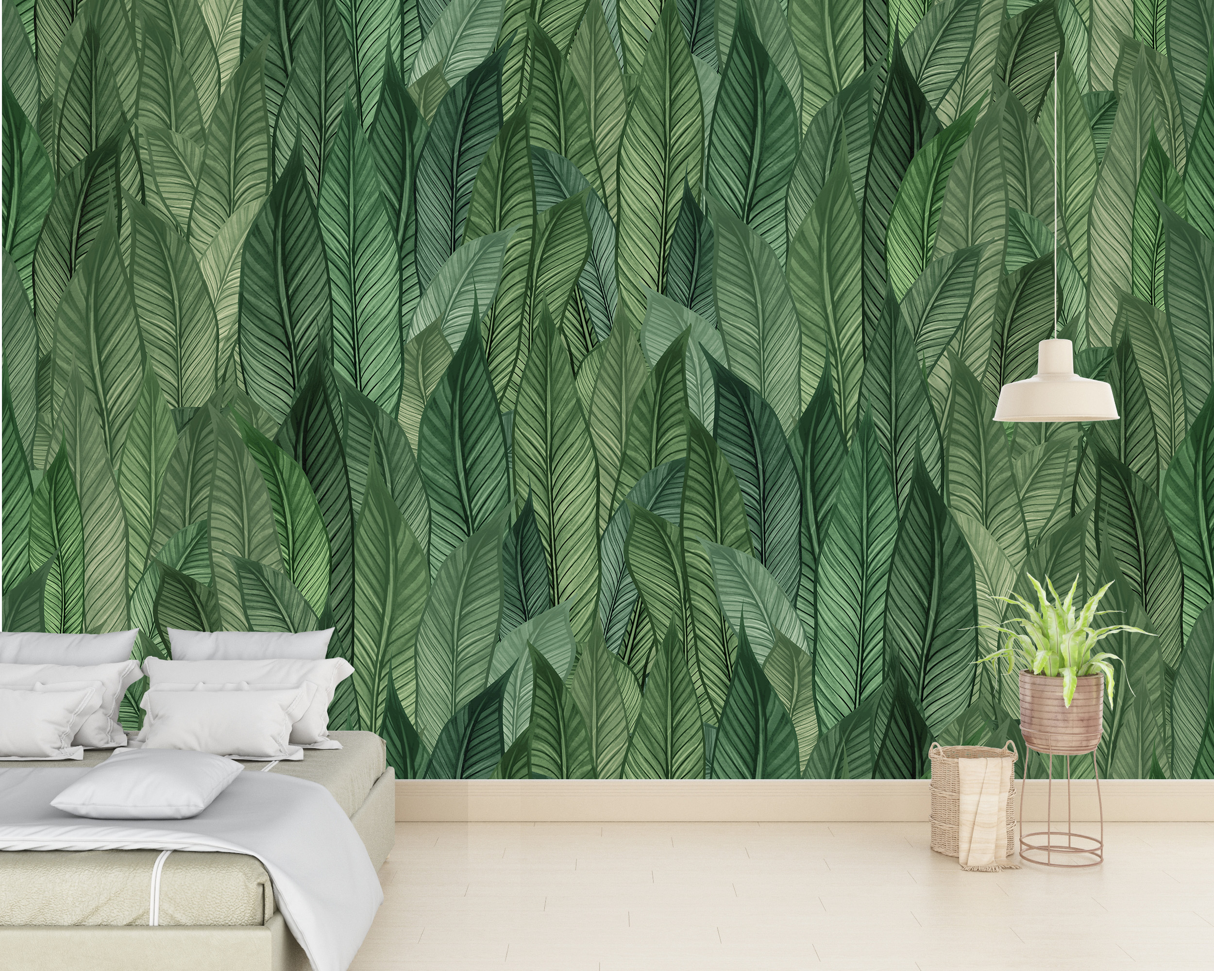 Foto murale Gjethe tropikale