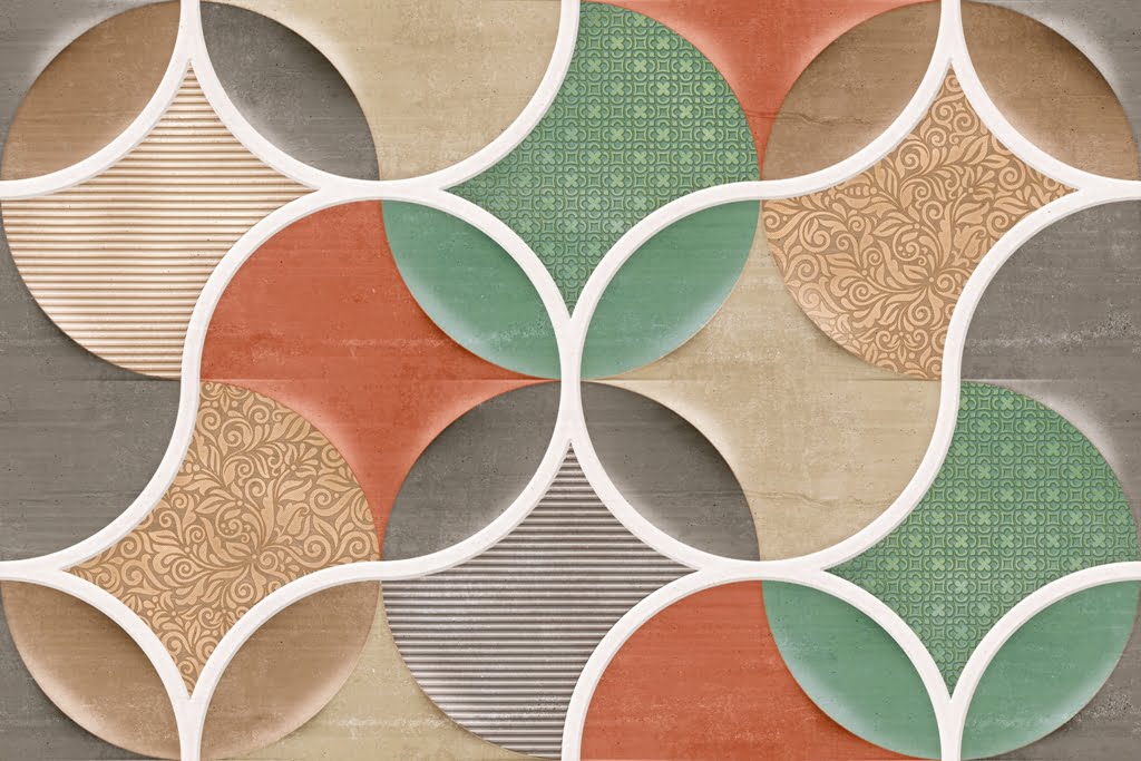 Foto murale Qelq qeramik me ngjyra - Figura 3