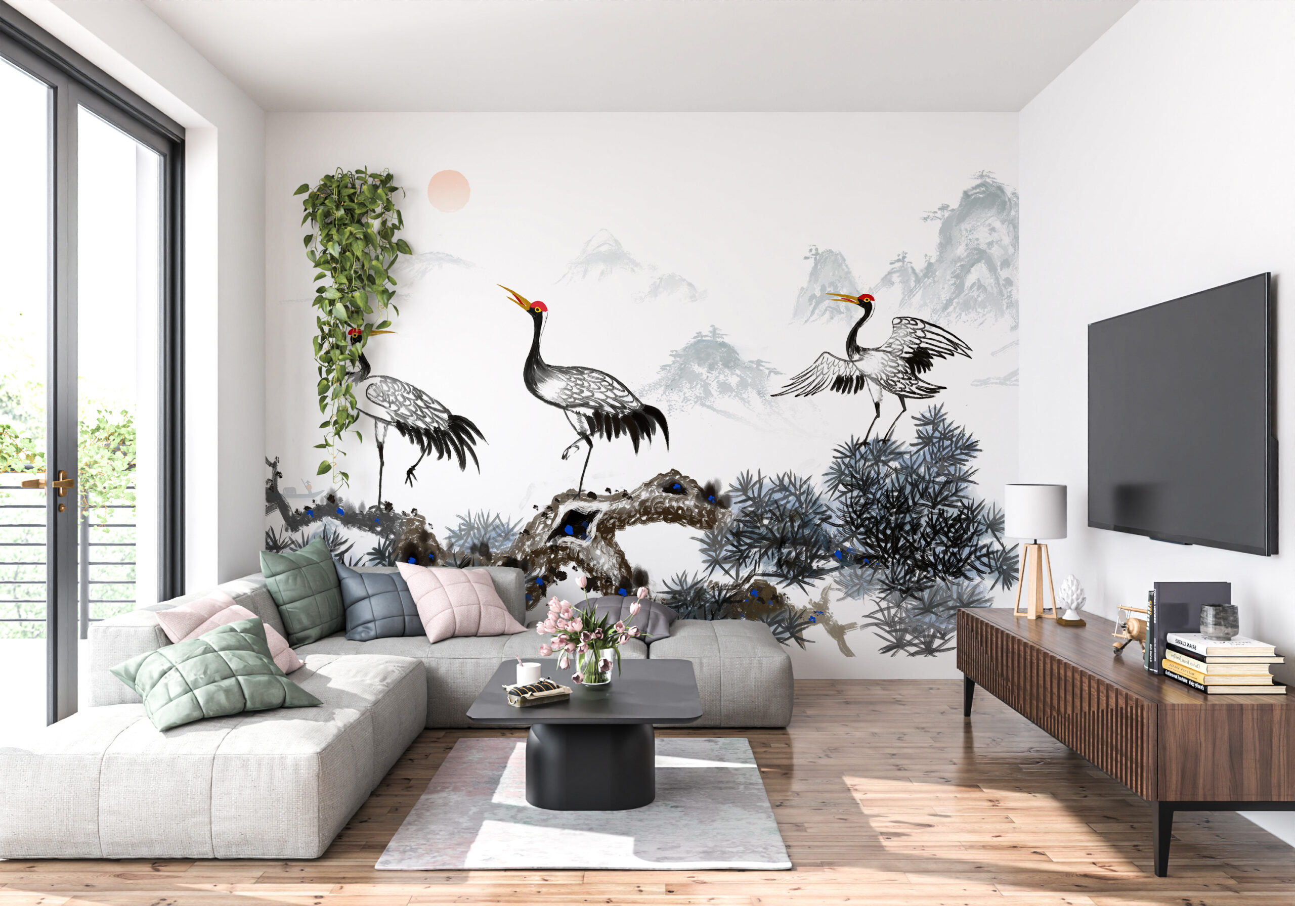 Foto murale Zogjtë në Male