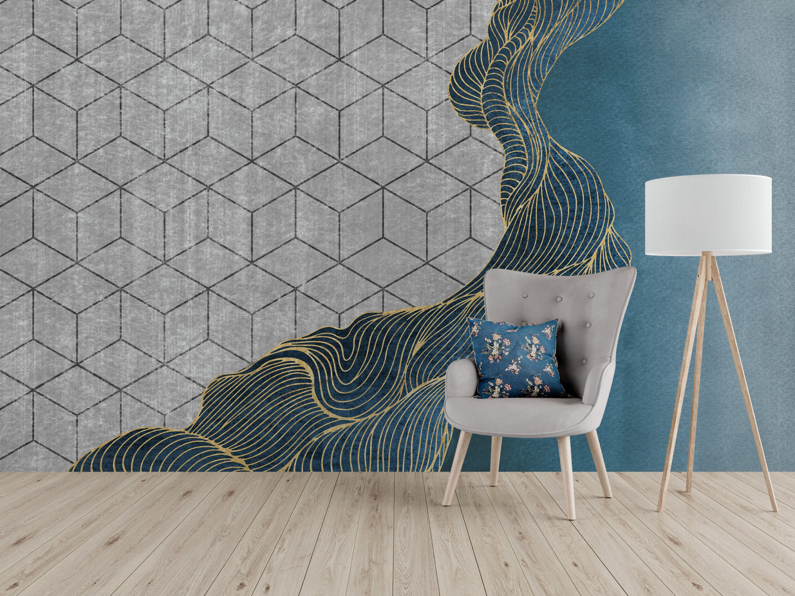 Foto murale Gjeometria dhe Valët