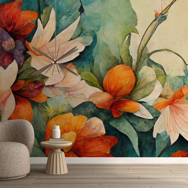 Foto murale Lule me bojëra uji