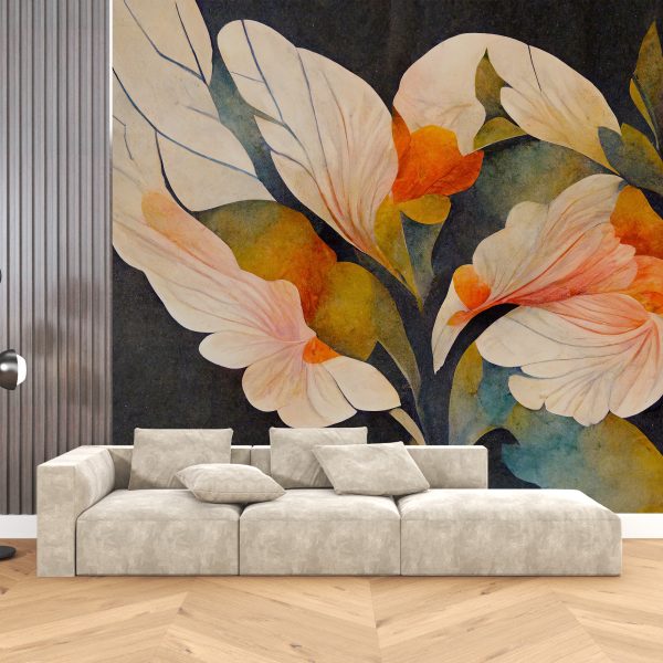 Foto murale Lule në Perëndim të Diellit