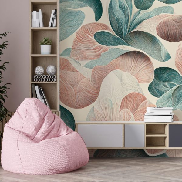 Foto murale Gjethe pastel