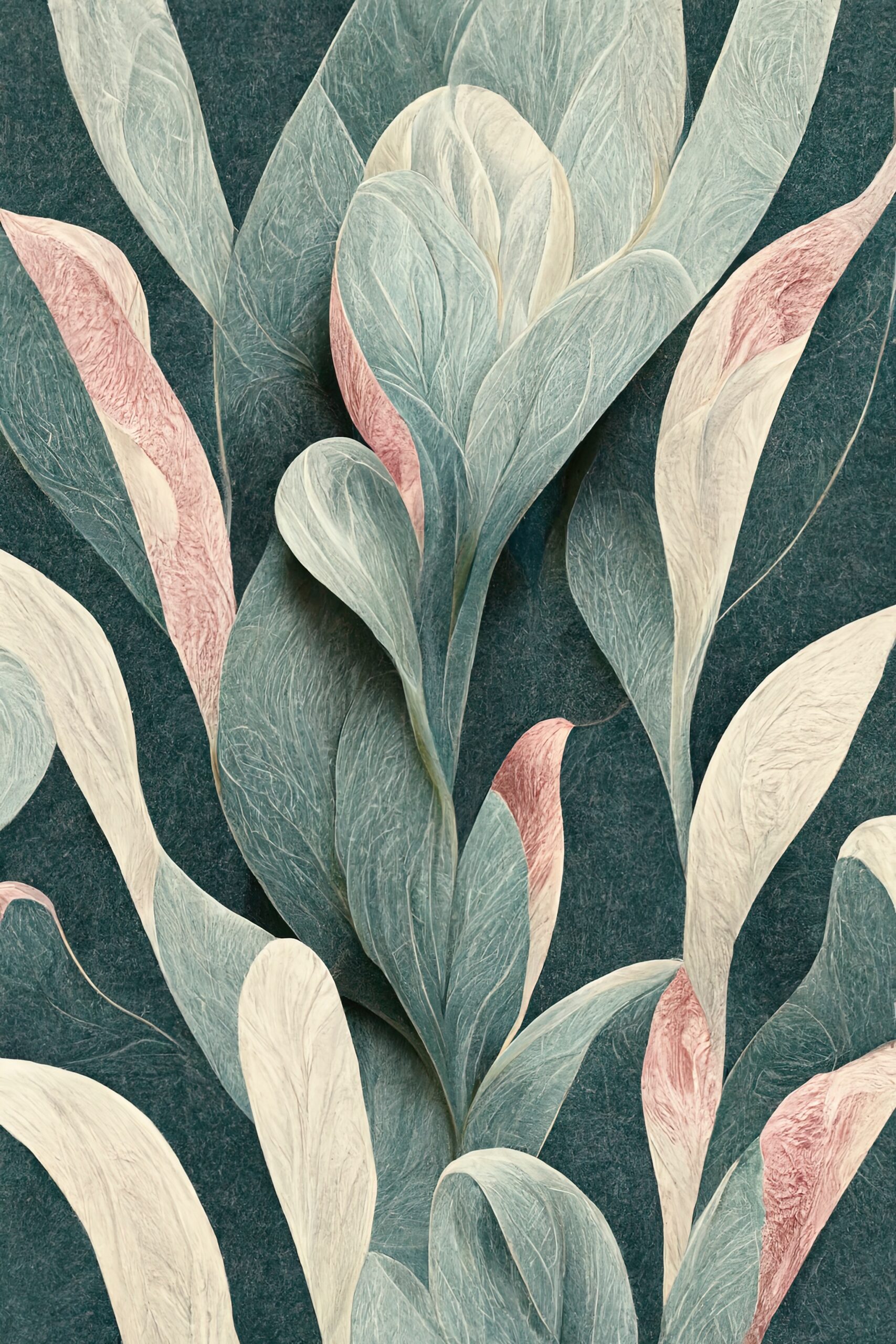 Trendy,,Abstract,Floral,Pattern,,Elegant,Pastel,Color,,Modern,Design,Wallpaper.