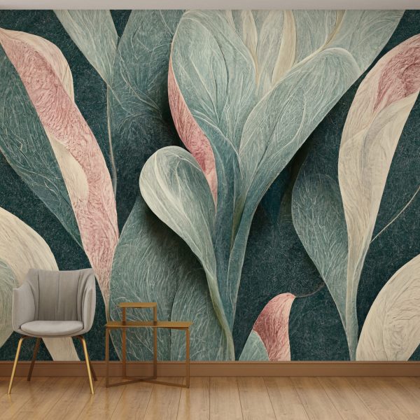 Foto murale Gjethe Abstrakte