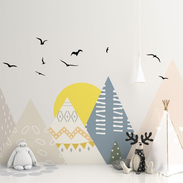 Foto murale Malet Pastel