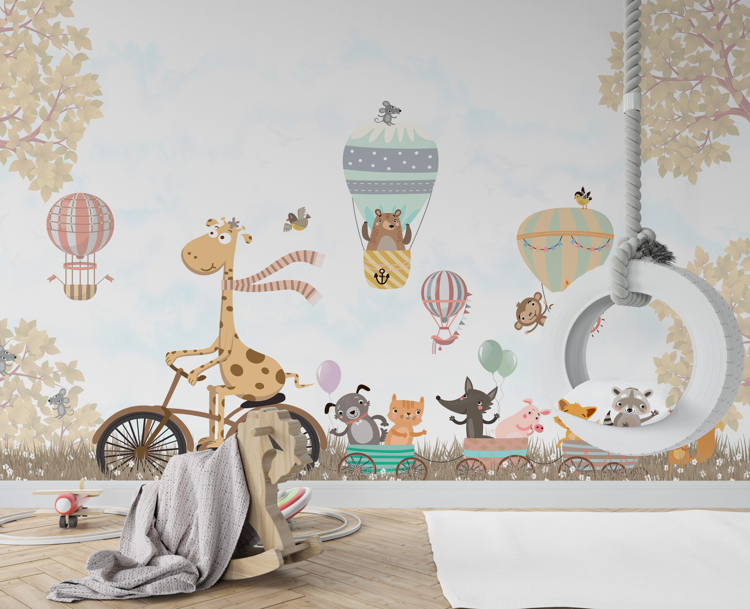 Foto murale Kafshë të Lumtura