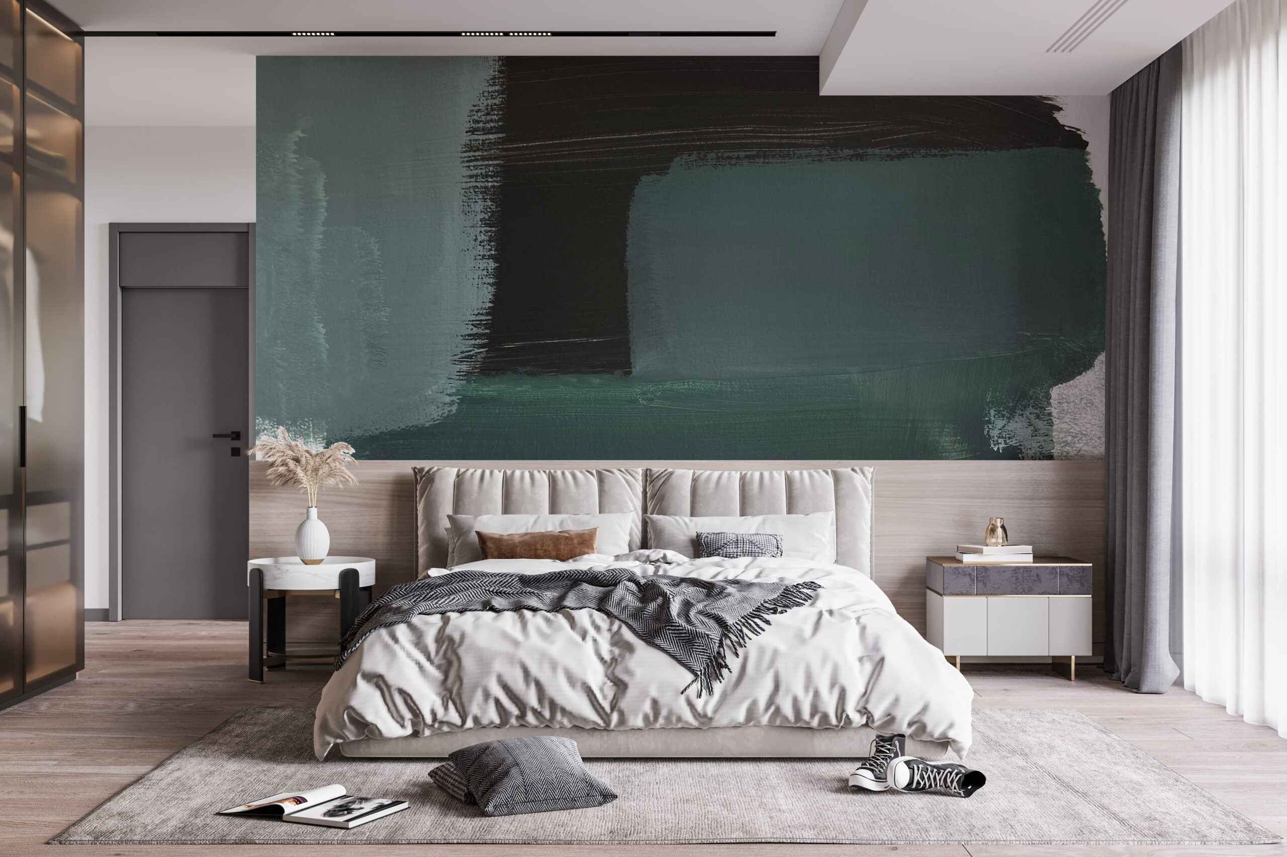 Foto murale Paleta gri