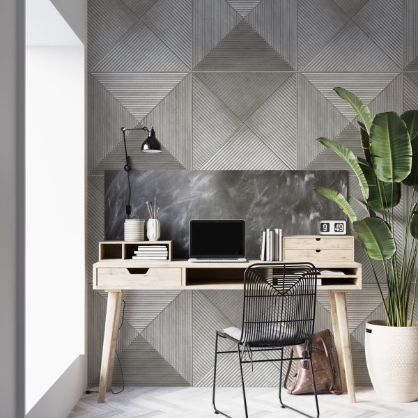 Foto murale Gjeometria gri