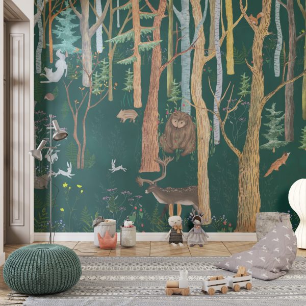 Foto murale Pyll Kafshësh