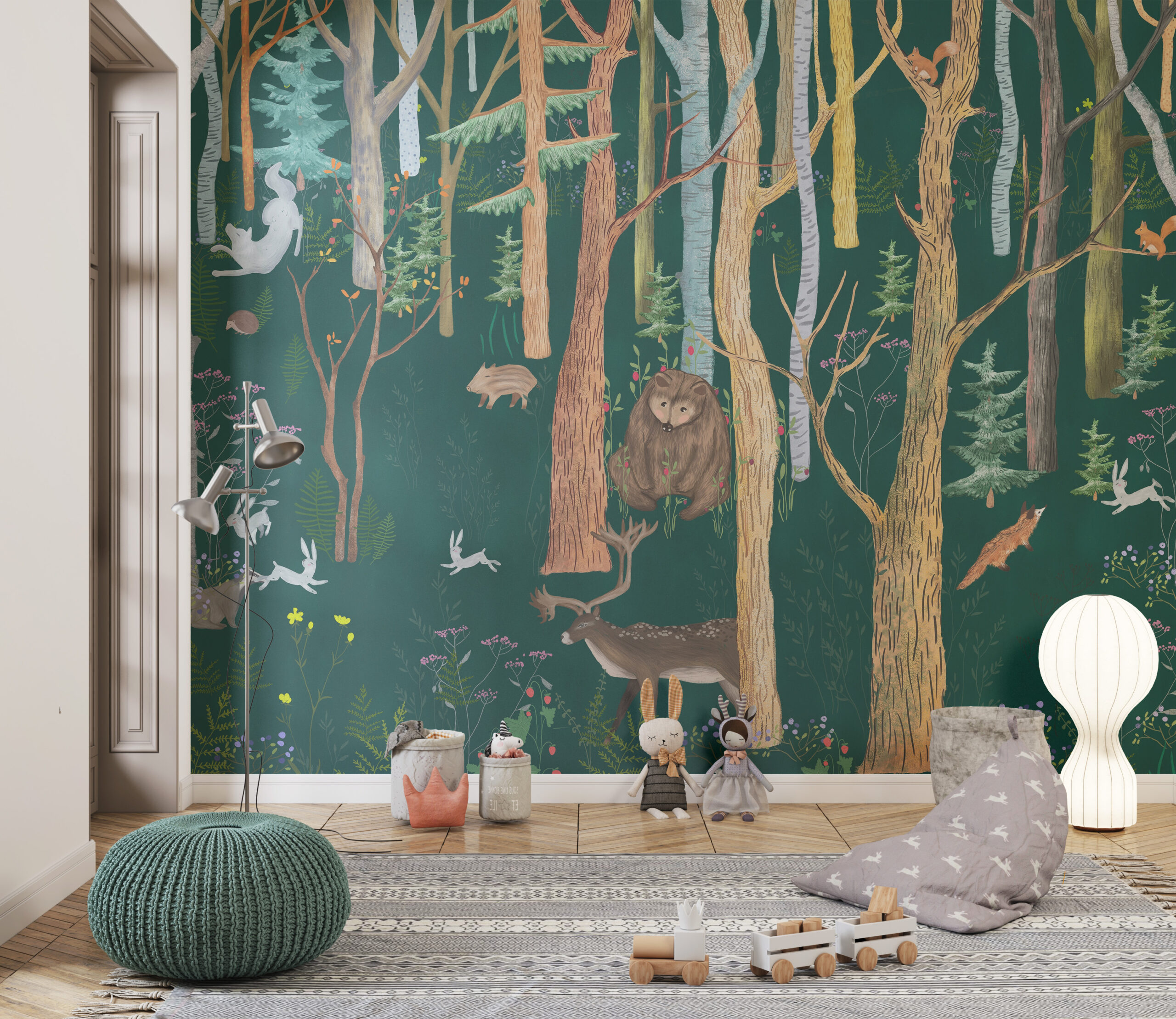 Foto murale Pyll Kafshësh