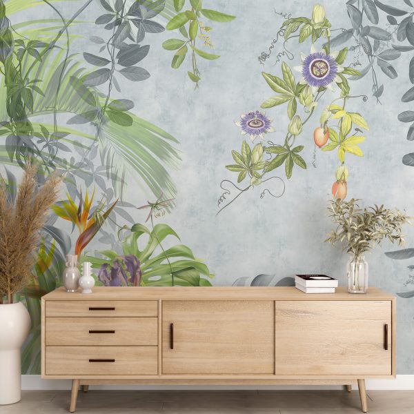 Foto murale Gjethe dhe Lule