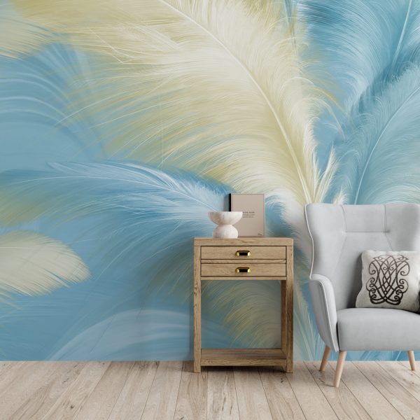 Foto murale Pupla të arta blu