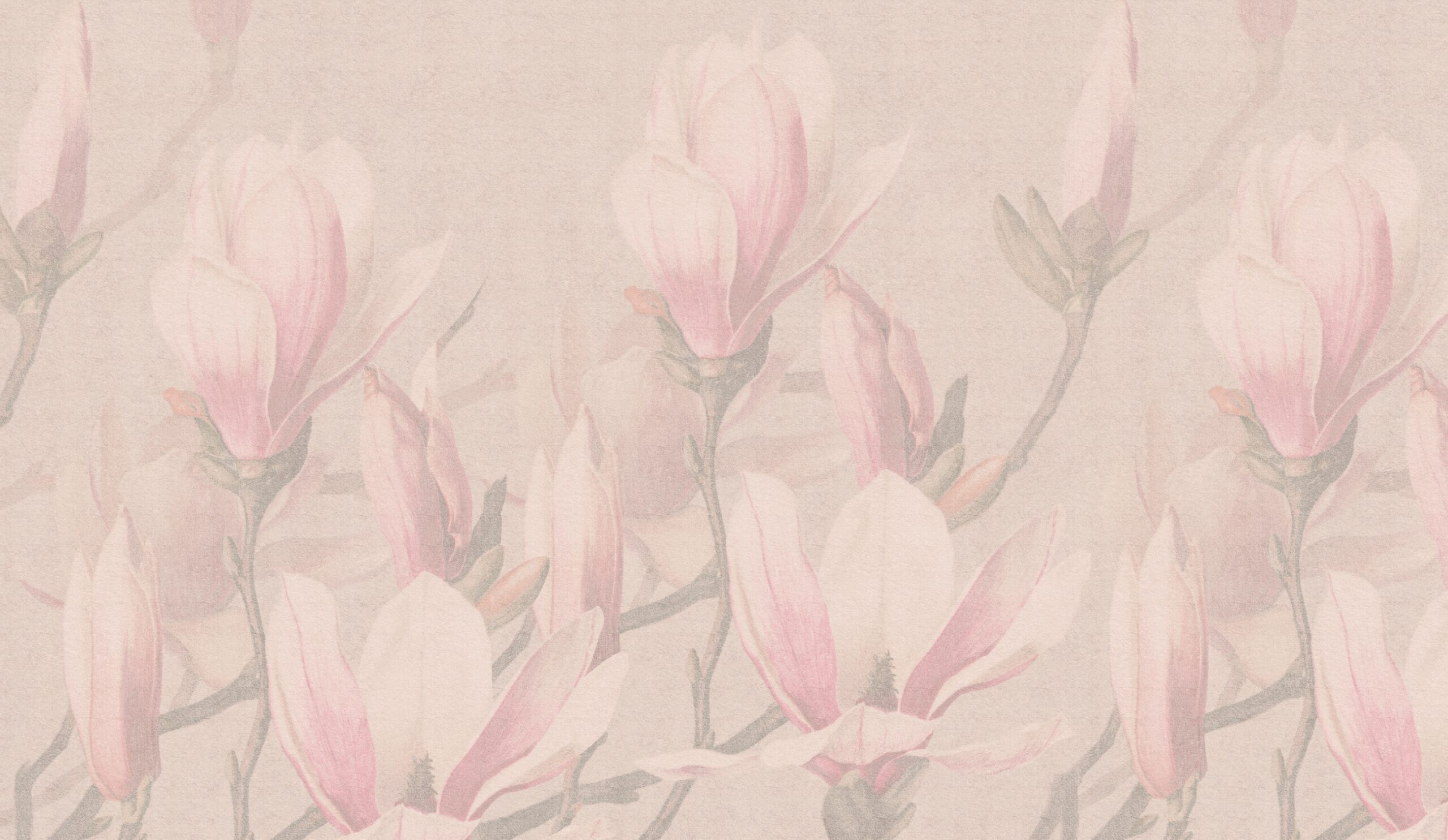 Vintage,Wallpaper.,Beautiful,Magnolia.,Wallpaper,For,Interior.