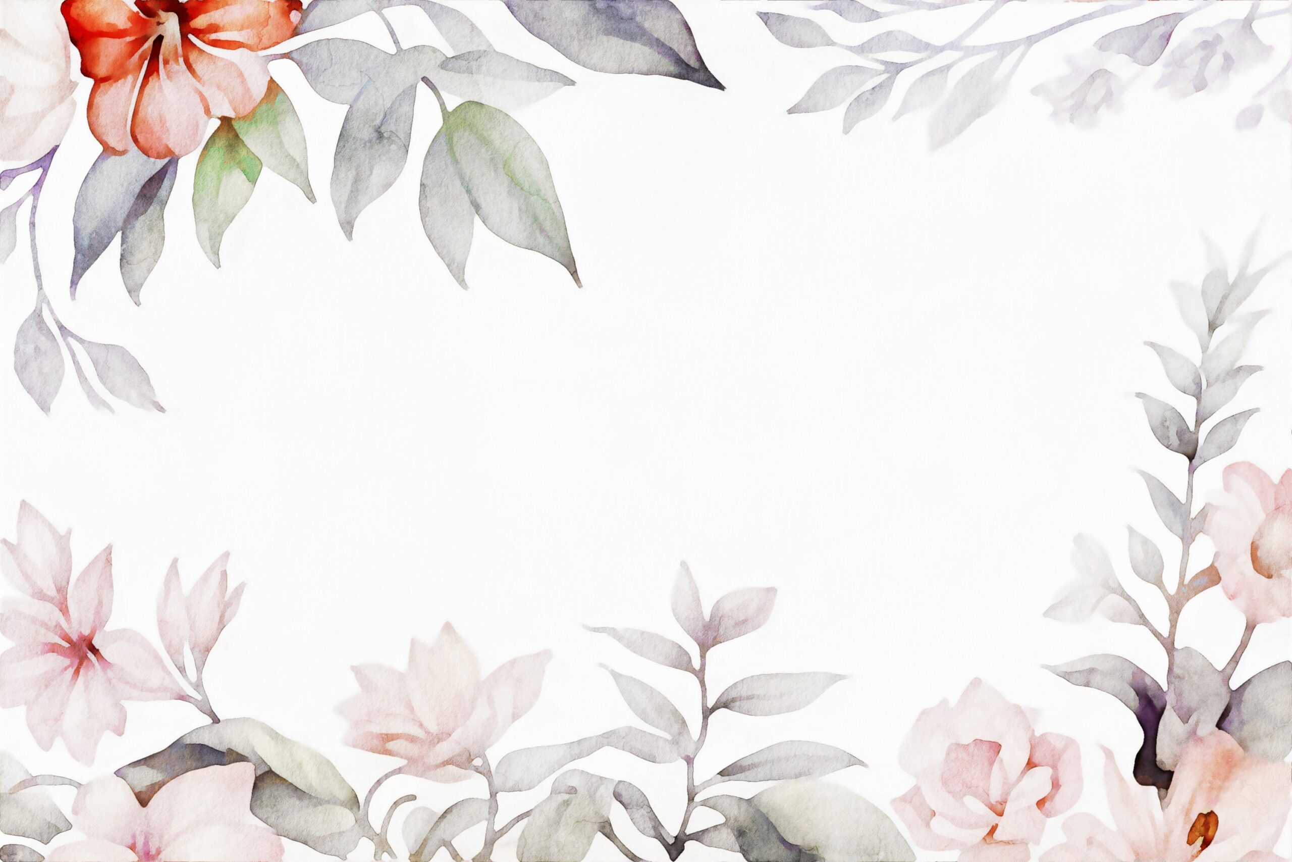 Watercolor,Flower,Rose,Beautiful,Wedding,In,Illustration