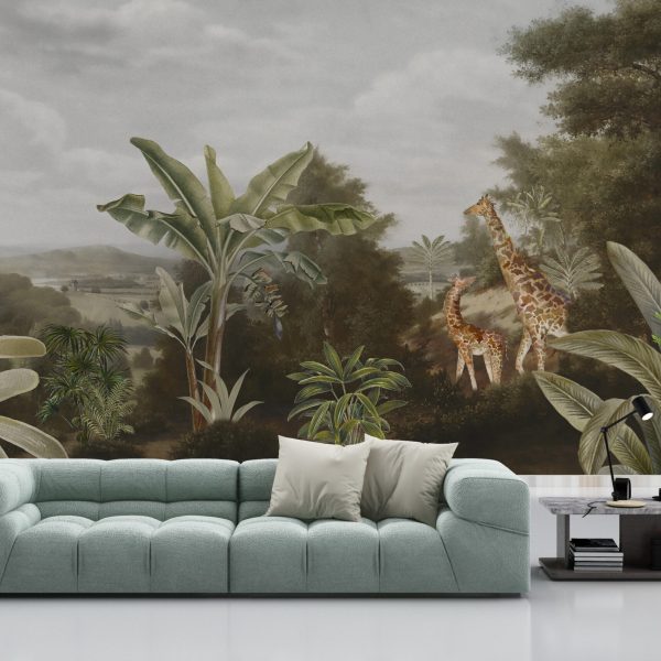 Foto murale Safari me gjirafë