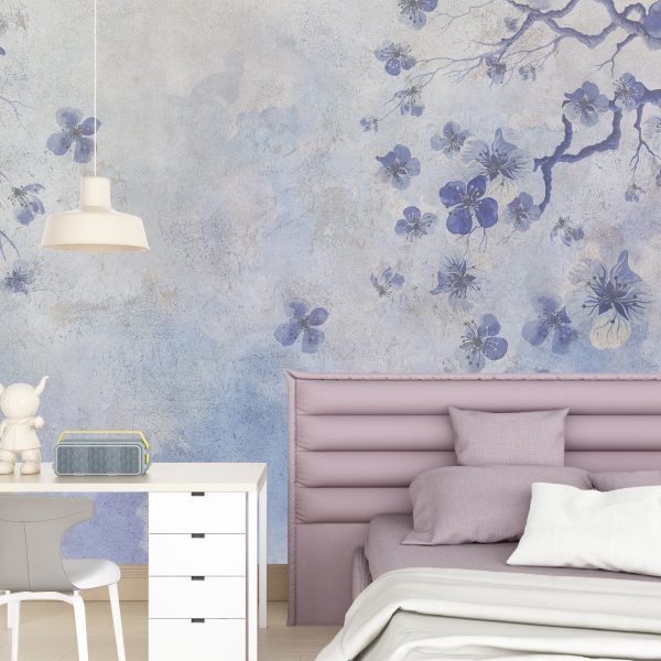 Foto murale Lule të purpurta në kanavacë