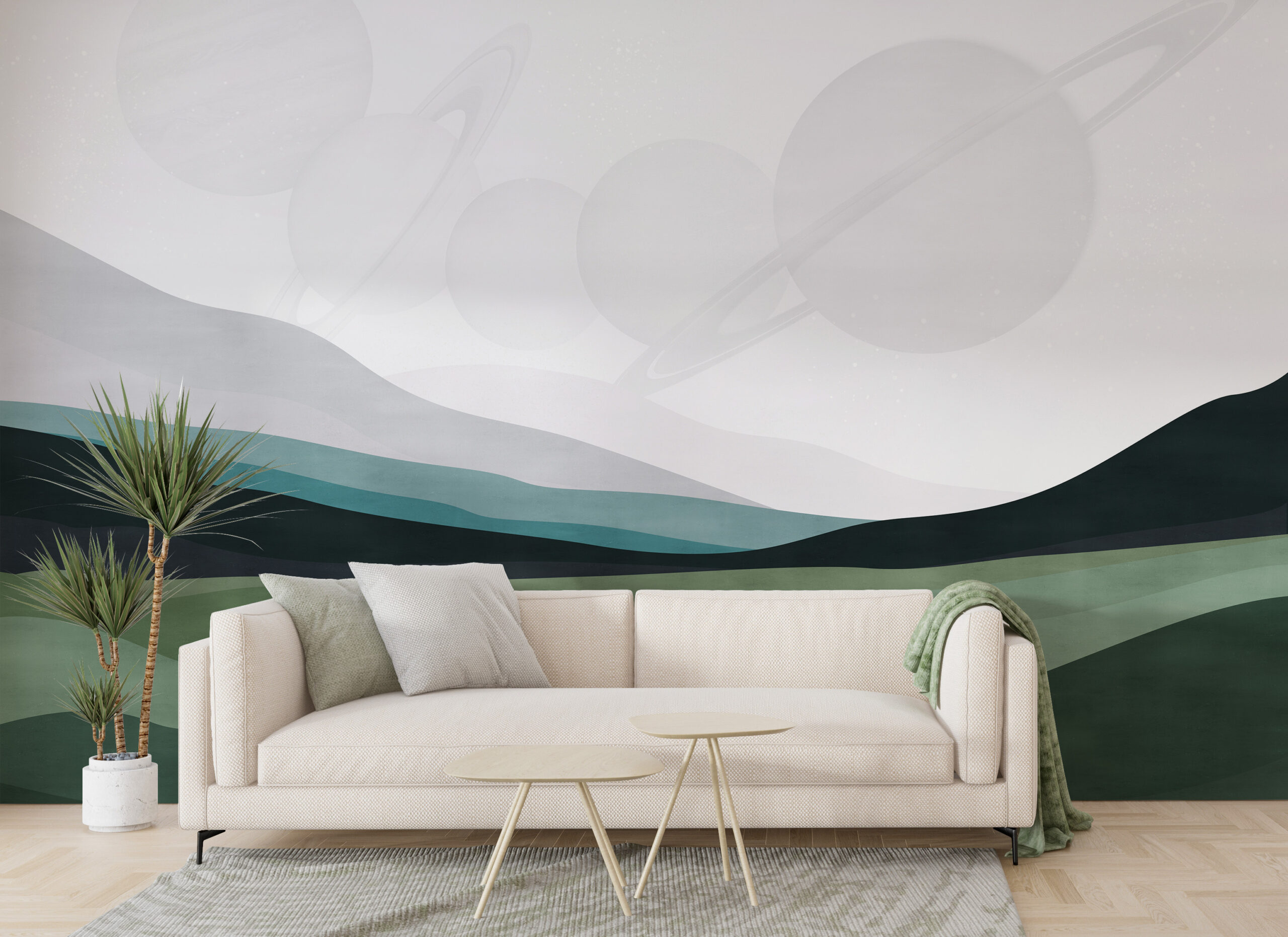 Foto murale Planetët Minimalist