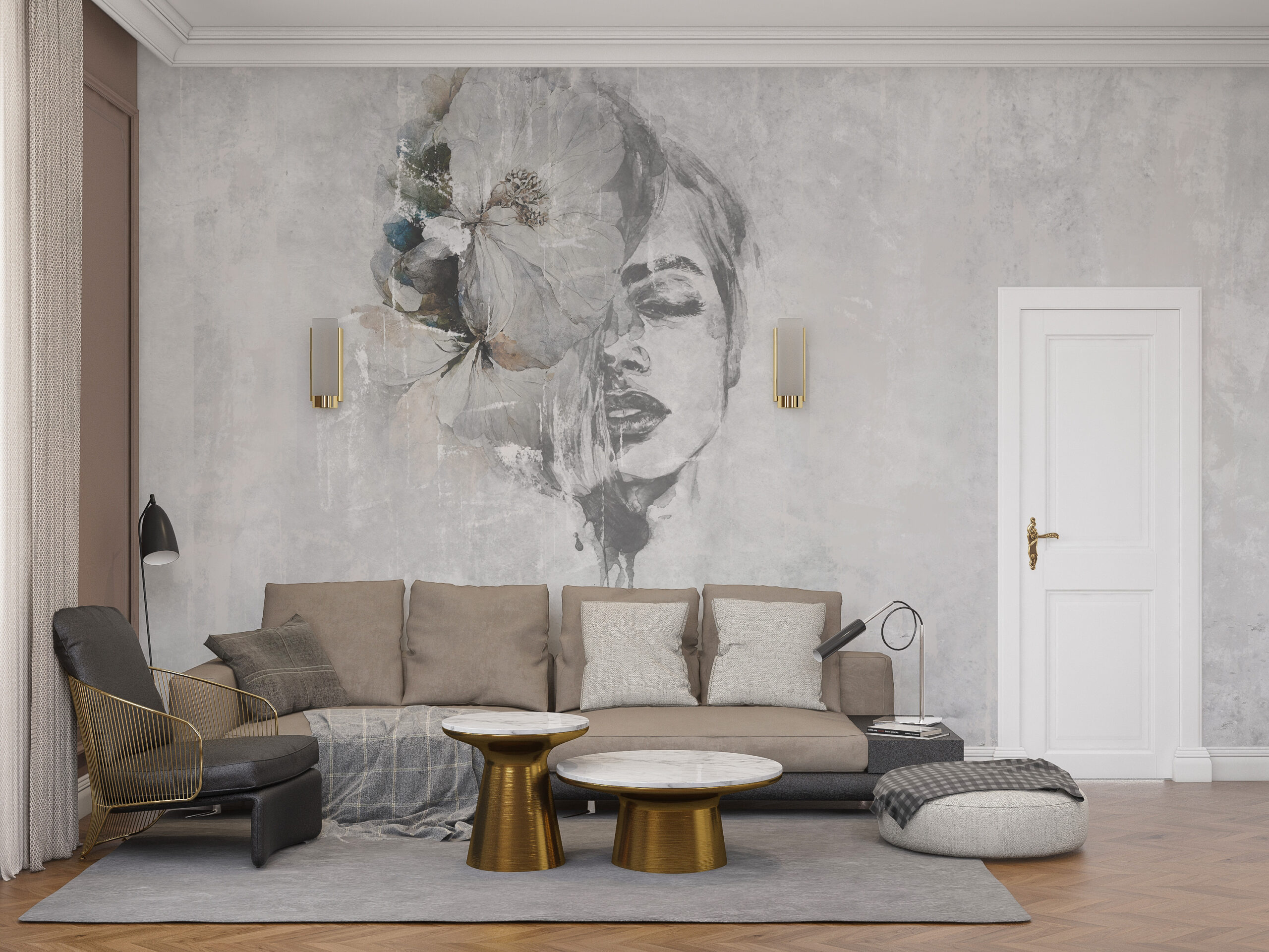 Foto murale Abstraksion lulesh - Figura 3