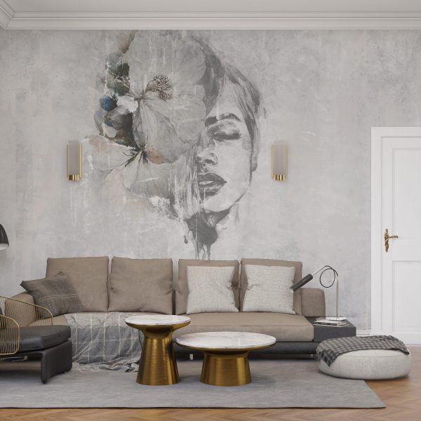 Foto murale Gruaja me Lule