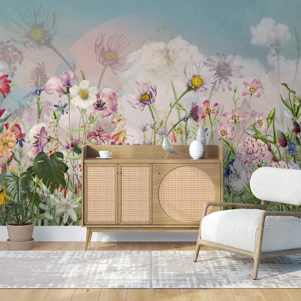 Foto murale Livadh shumëngjyrësh