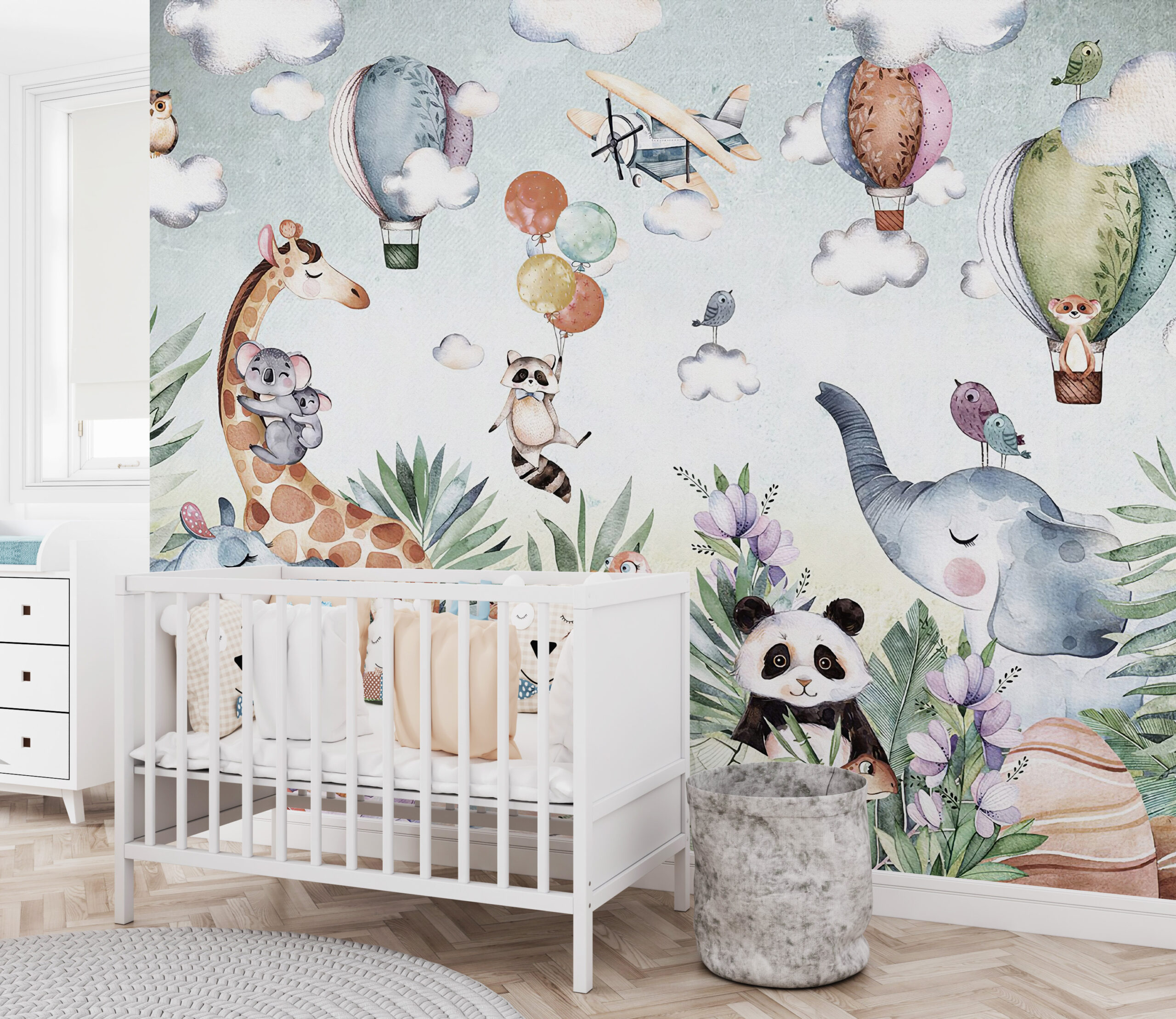 Foto murale Kopshti Zoologjik në Retë