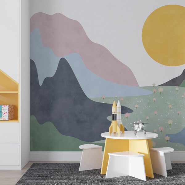 Foto murale Pastel Glade në Male