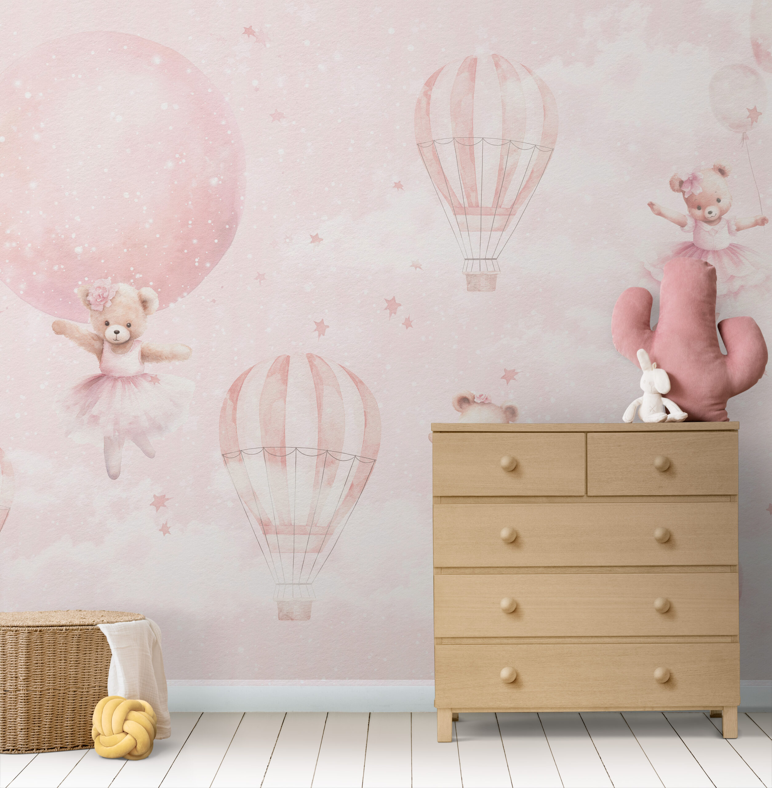 Foto murale Arusha pelushi dhe balona