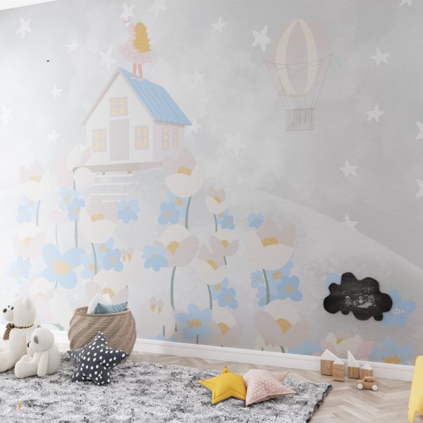 Foto murale Shtëpia në Planet