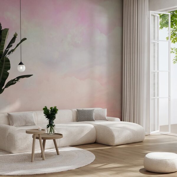 Foto murale Mjegulla Rozë e Paqes