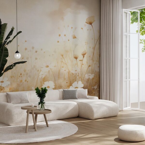 Foto murale Livadh në Shkëlqimin e Artë