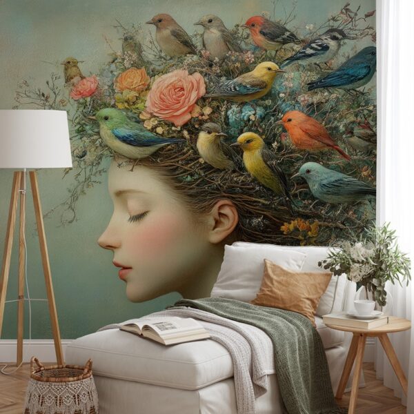 Foto murale Rrethi i Zogjve