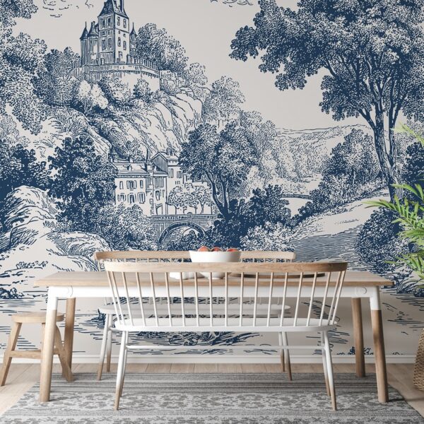 Foto murale Peizazh në blu