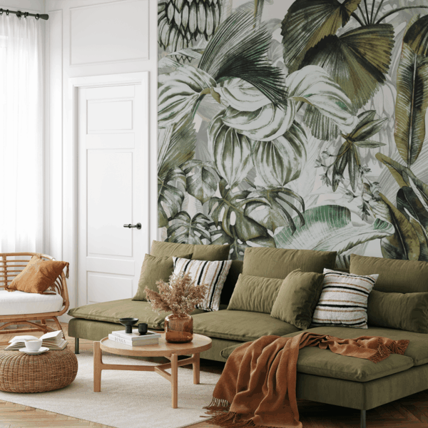 Foto murale Ndërthurje e Gjelbër