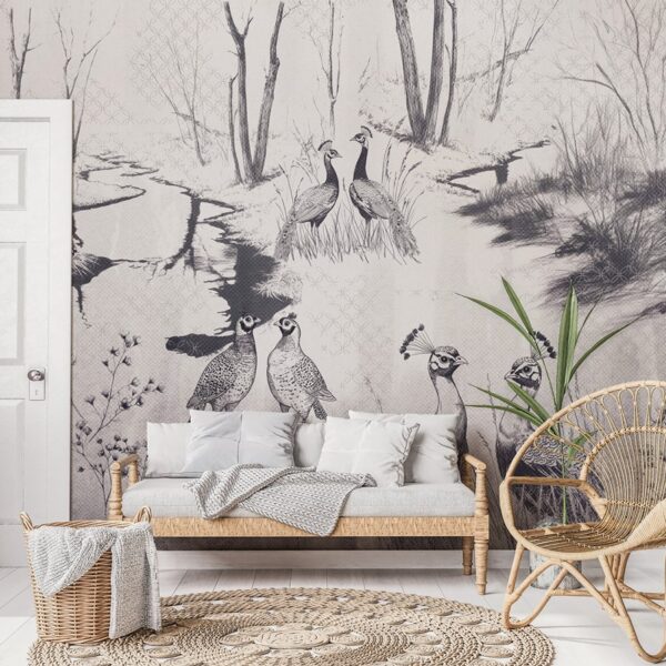 Foto murale Ngjitje me Zogj