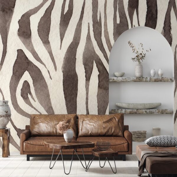 Foto murale Tekstura e Zebrës së Kafesë