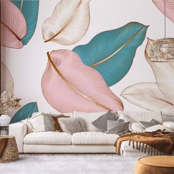 Foto murale Gjethe të Arta të Fantazisë